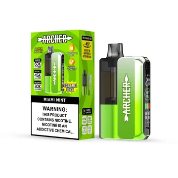 Miami Mint | Vapmod Arhcher Visible Max 60K Kit - Replaceable Pod Vape