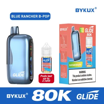 Blue Rancher B-Pop | BYKUX GLIDE 80K Puffs 5% Nicotine Replaceable Vape Kit