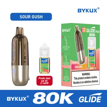 Sour Gush | BYKUX GLIDE 80K Puffs 5% Nicotine Replacement Pod