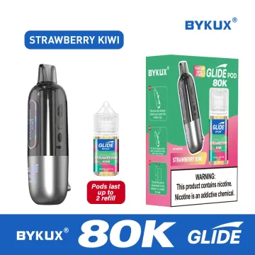 Strawberry Kiwi | BYKUX GLIDE 80K Puffs 5% Nicotine Replacement Pod